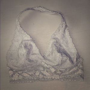 Adjustable White Lacey Tillys Bralette